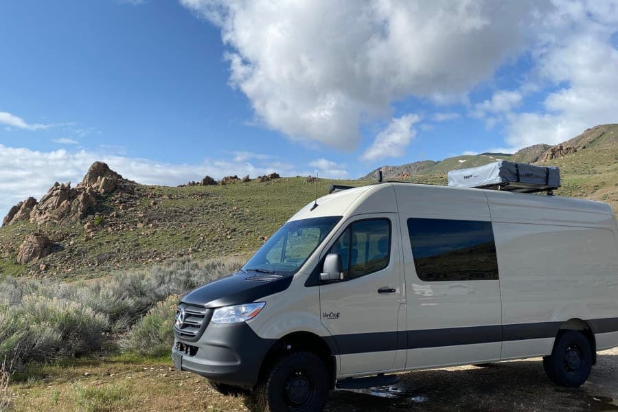 2023 Mercedes AWD Off Grid - SLEEPS 6 Class B RV rental in Salt Lake City Utah, exterior